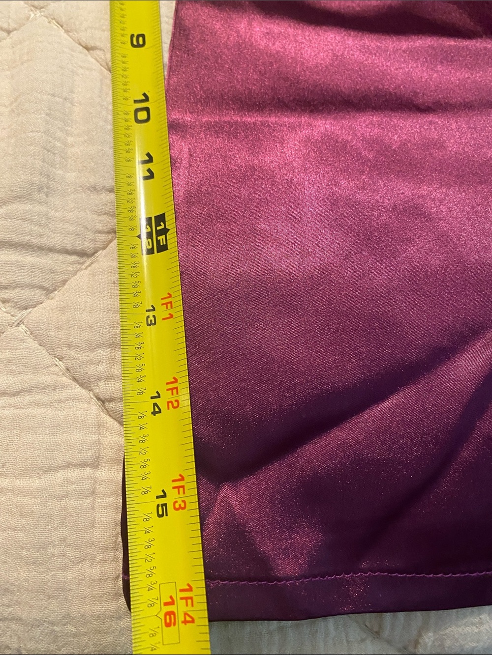 Purple One-Shoulder Satin Bow Sleeve Top - - Picture 7 of 9